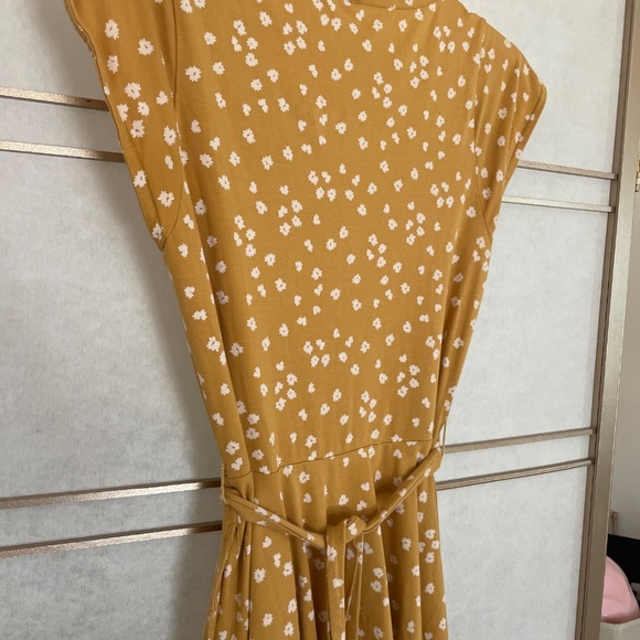 Pact Yellow Flower Dress - Picture 3 of 4